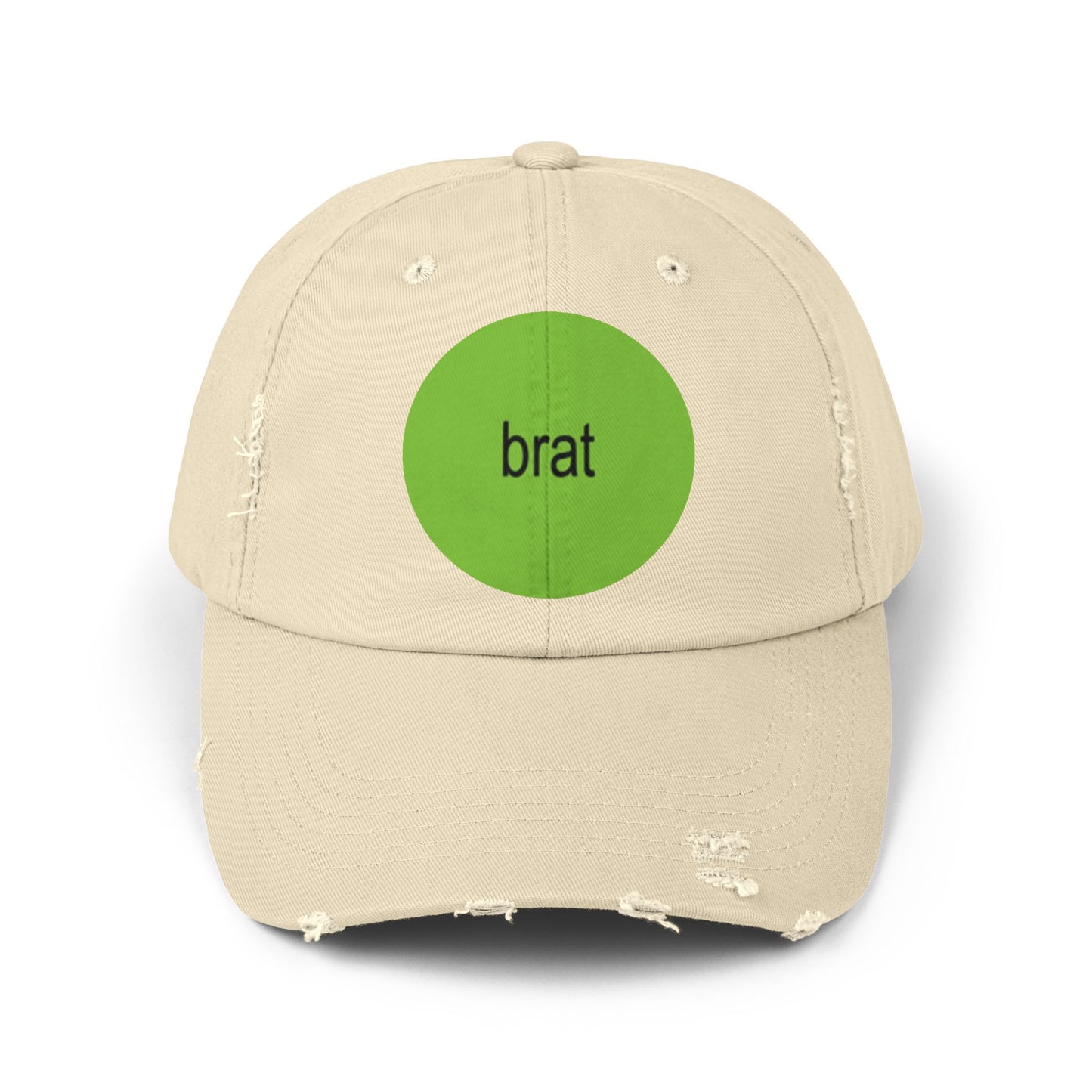 "Brat" Unisex Distressed Cap