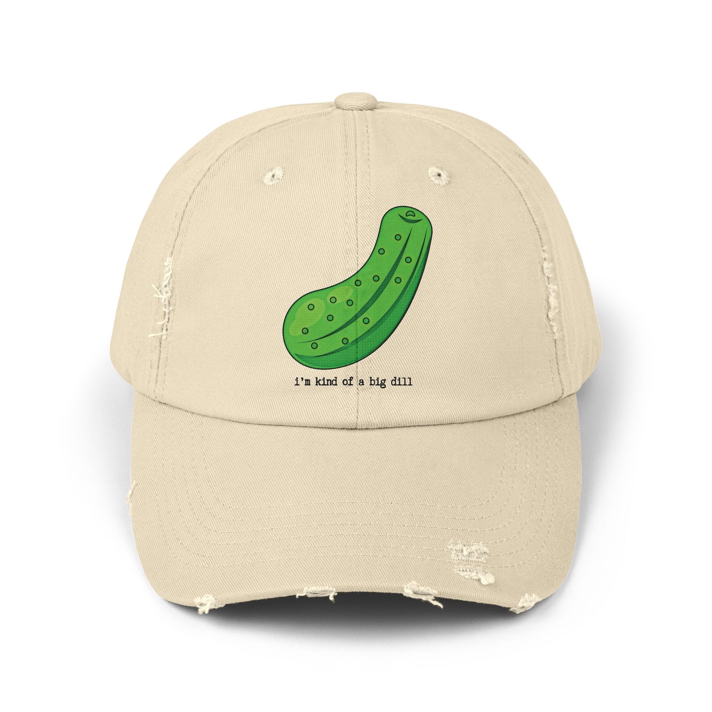 "Big Dill"  Unisex Distressed Cap