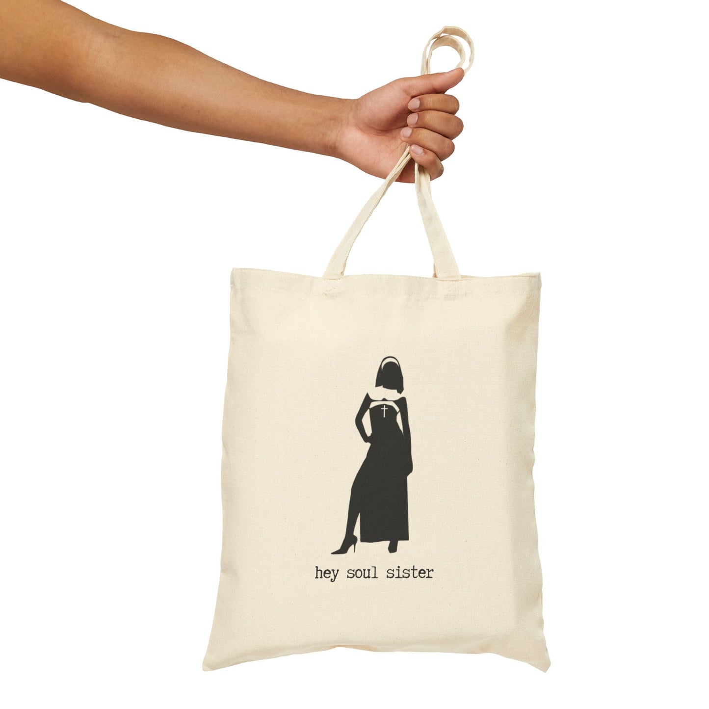 "Hey Soul Sister" 100% Cotton Canvas Tote Bag