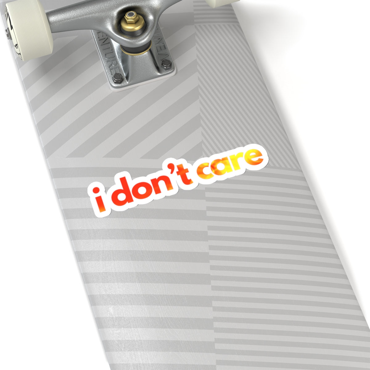 NOT FEELING IT series ("I don't care")  Kiss-Cut Sticker