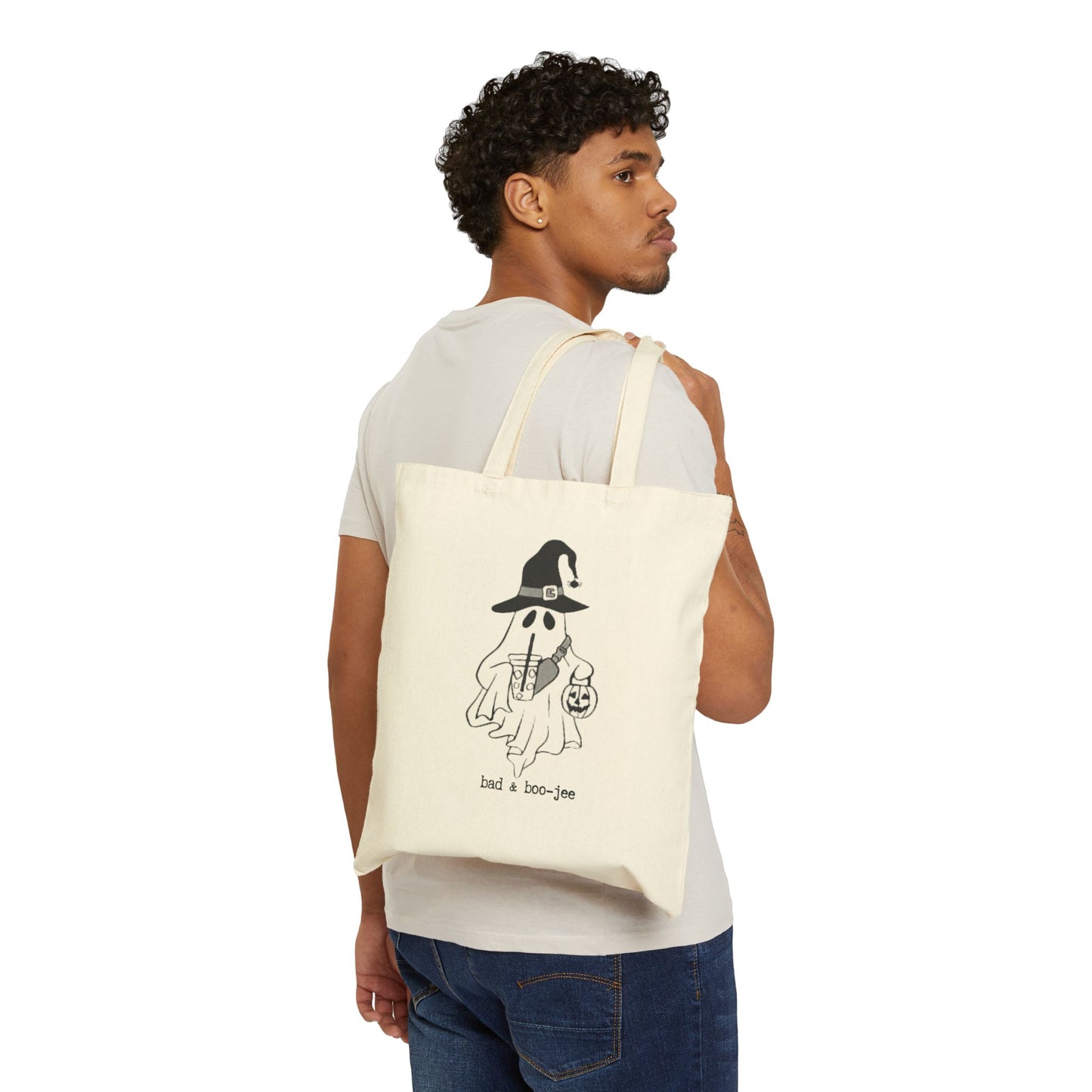 "bad & boo-jee" 100% Cotton Canvas Tote Bag