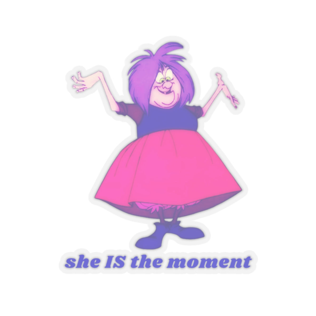 MADAM MIM "She IS the Moment" Kiss-Cut Sticker