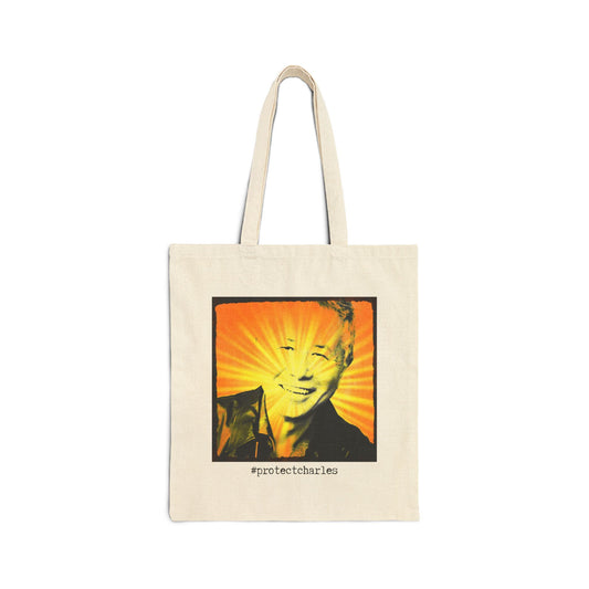 #protectcharles Golden Bachelor-inspired  100% Cotton Canvas Tote Bag