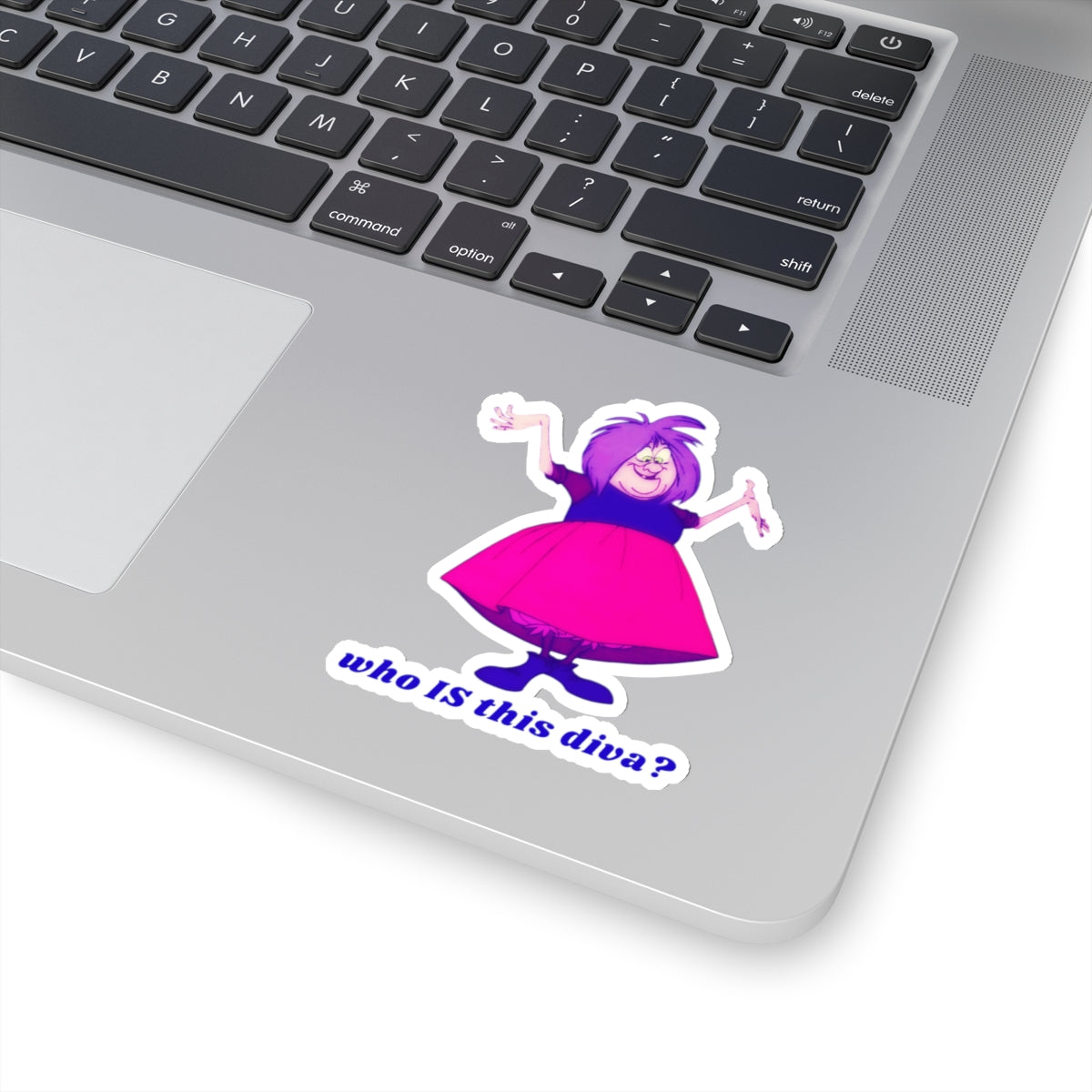 MADAM MIM "who IS this diva" Kiss-Cut Sticker