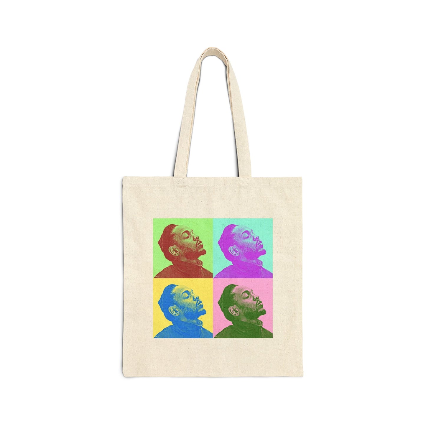 Pop Art KENDRICK LAMAR 100% Cotton Canvas Tote Bag