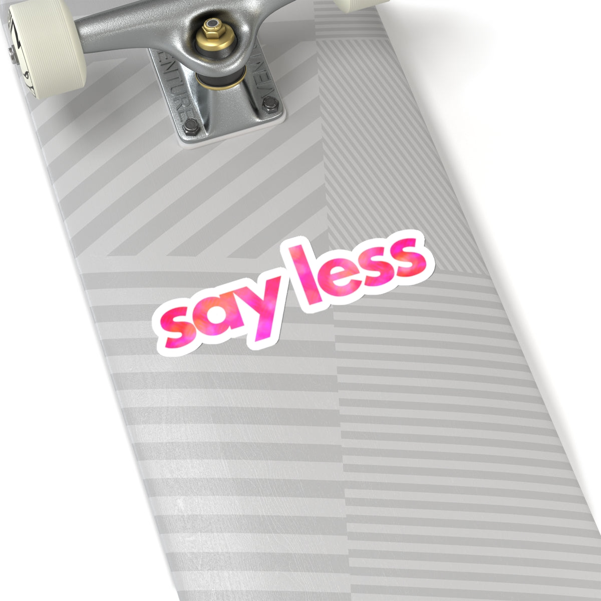 NOT FEELING IT series ("say less")  Kiss-Cut Sticker