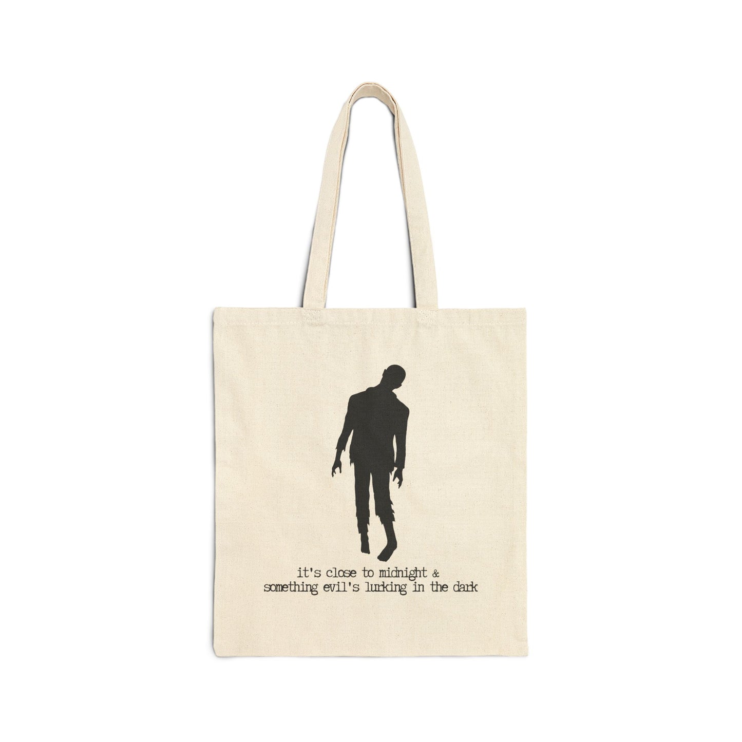 "It's Close to Midnight" THRILLER inspired 100% Cotton Canvas Tote Bag