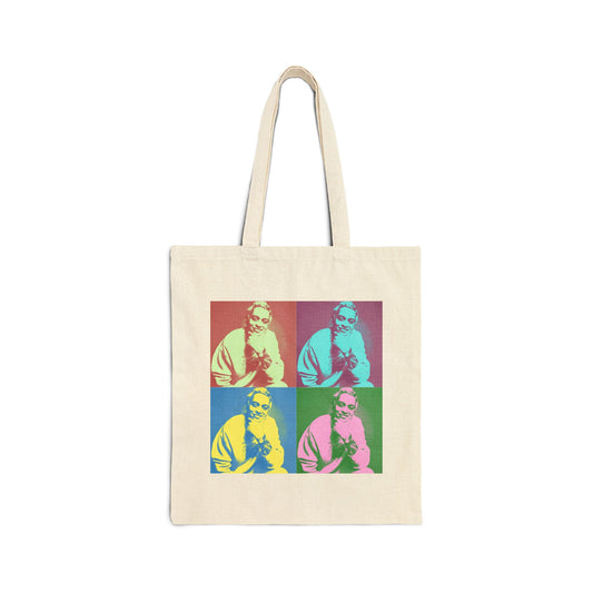 Pop Art Pete 100% Cotton Canvas Tote Bag