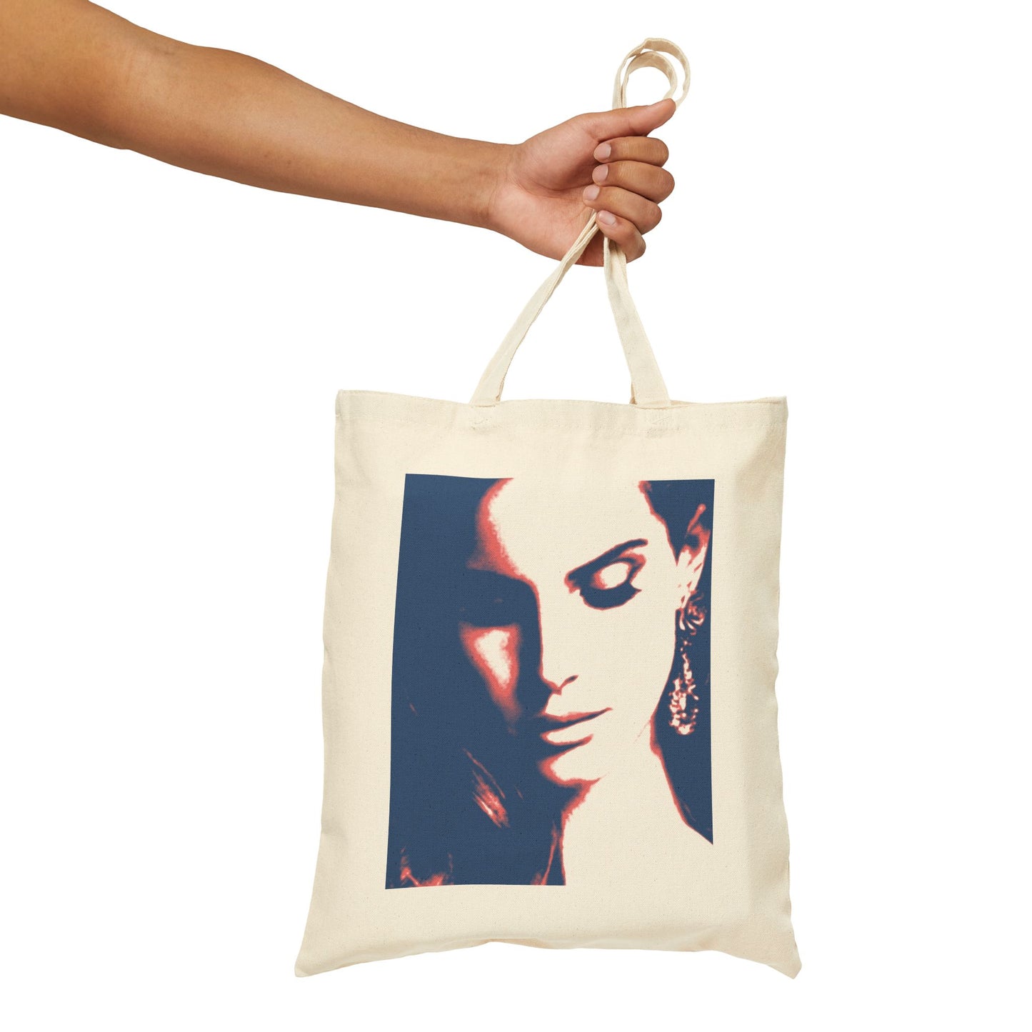 CHIAROSCURO LANA 100% Cotton Canvas Tote Bag