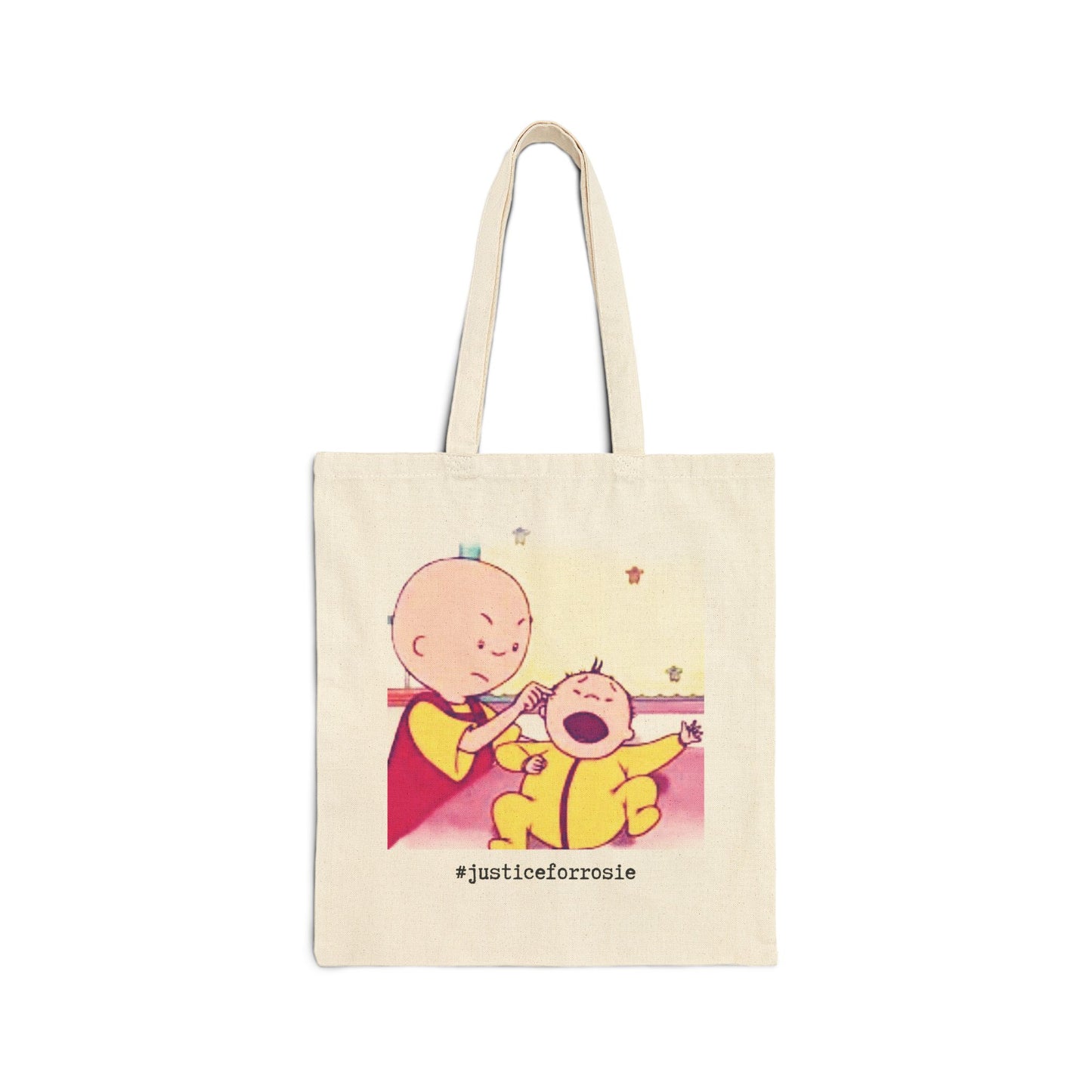 #JusticeForRosie 100 Percent Cotton Canvas Caillou Tote Bag