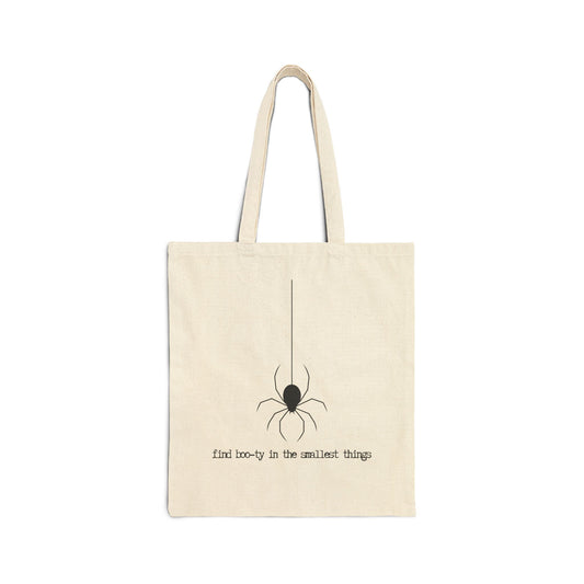 ""Find BOO-ty" in the Smallest Things" Benson Boone inspired 100% Cotton Canvas Tote Bag