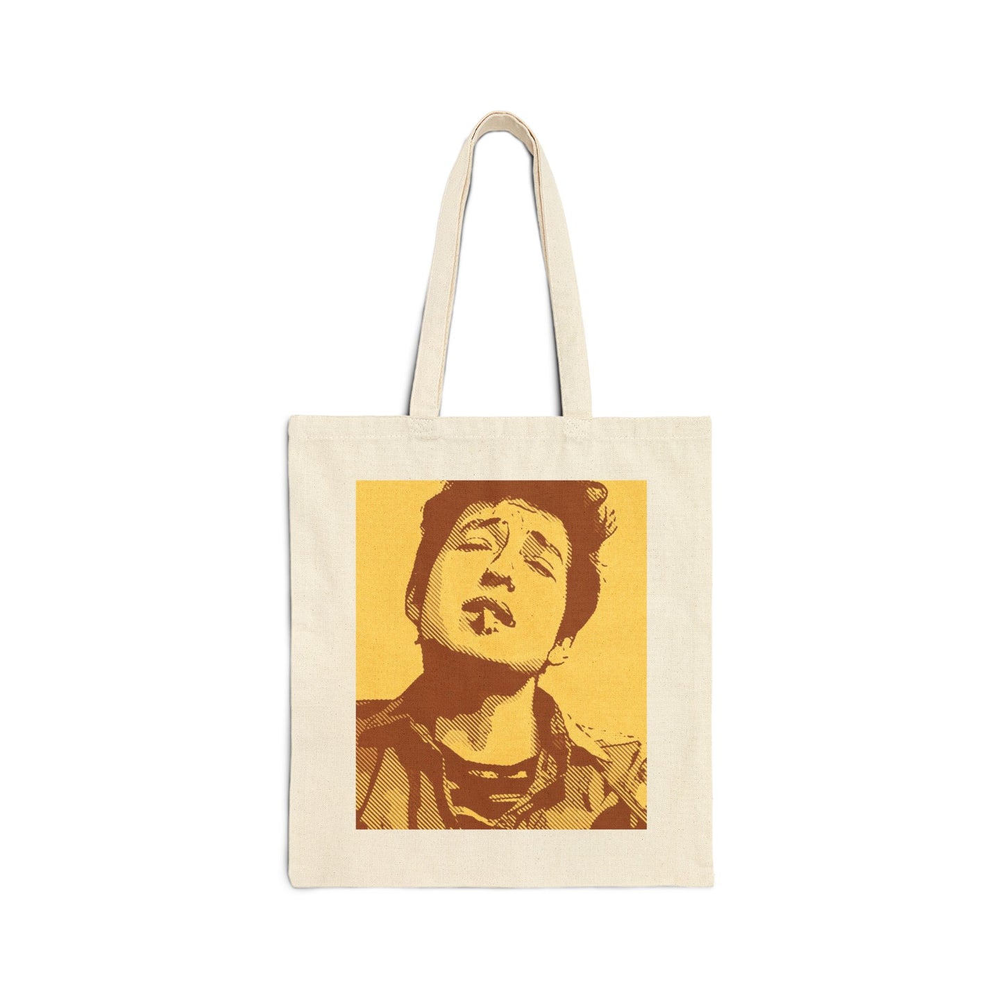 Pop Art Dylan 100% Cotton Canvas Tote Bag