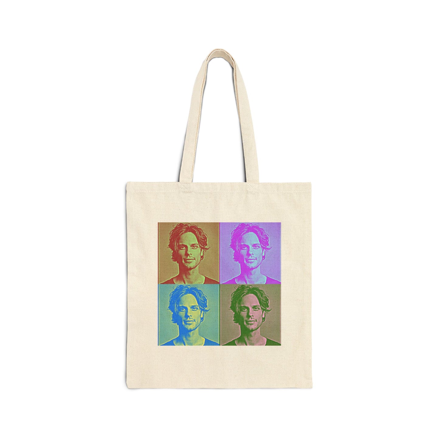 Mathew Gray Gubler POP ART 100% Cotton Canvas Tote Bag