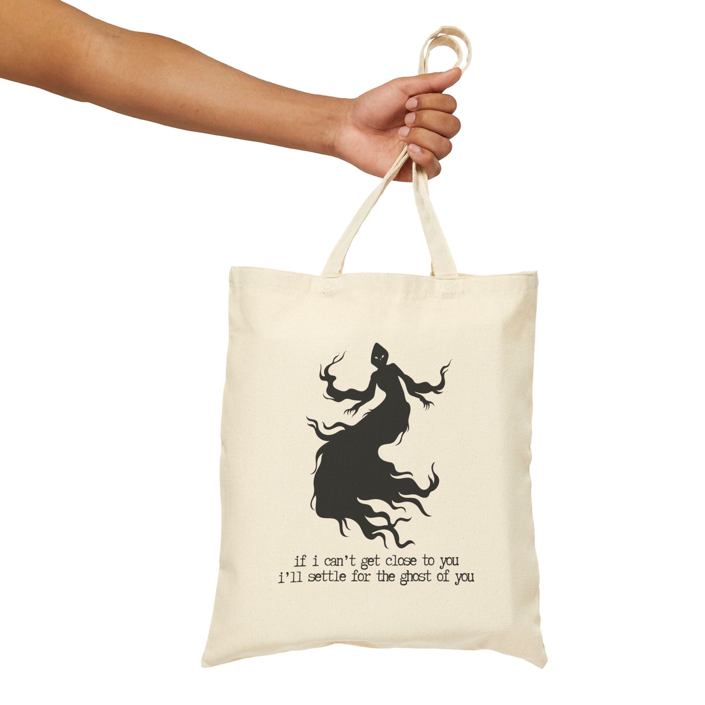 "The Ghost of You" Justin Bieber inspired 100% Cotton Canvas Tote Bag