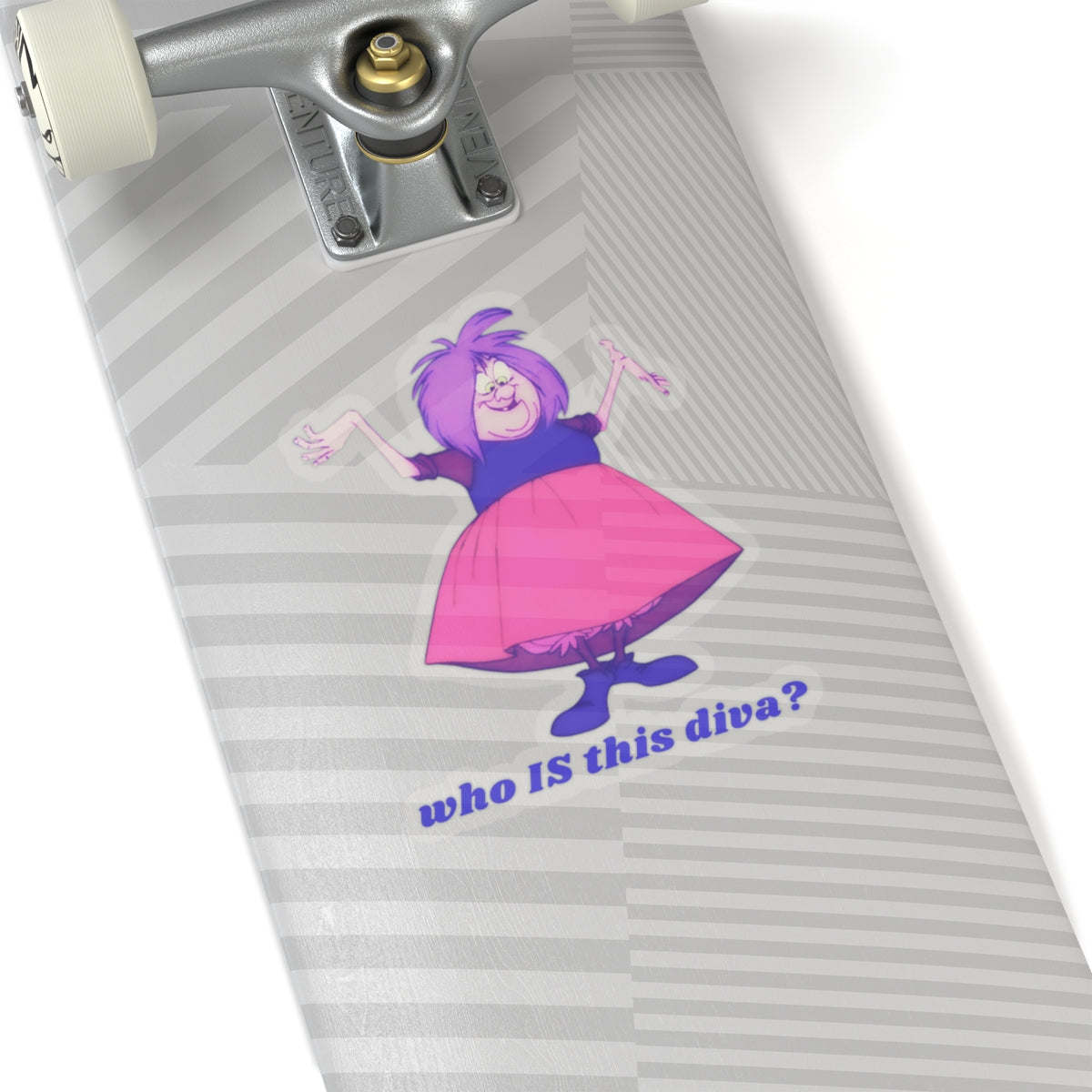 MADAM MIM "who IS this diva" Kiss-Cut Sticker