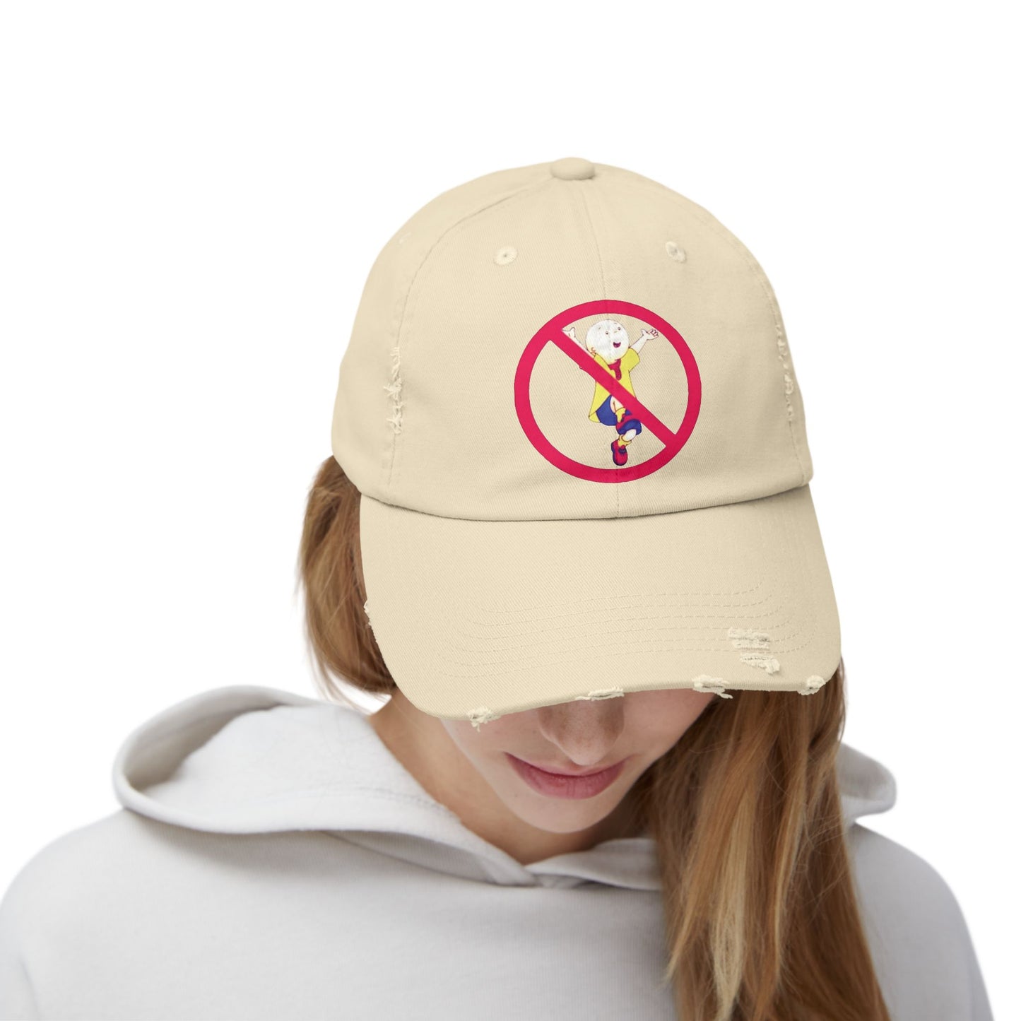 Caillou is the Worst Unisex Distressed Cap