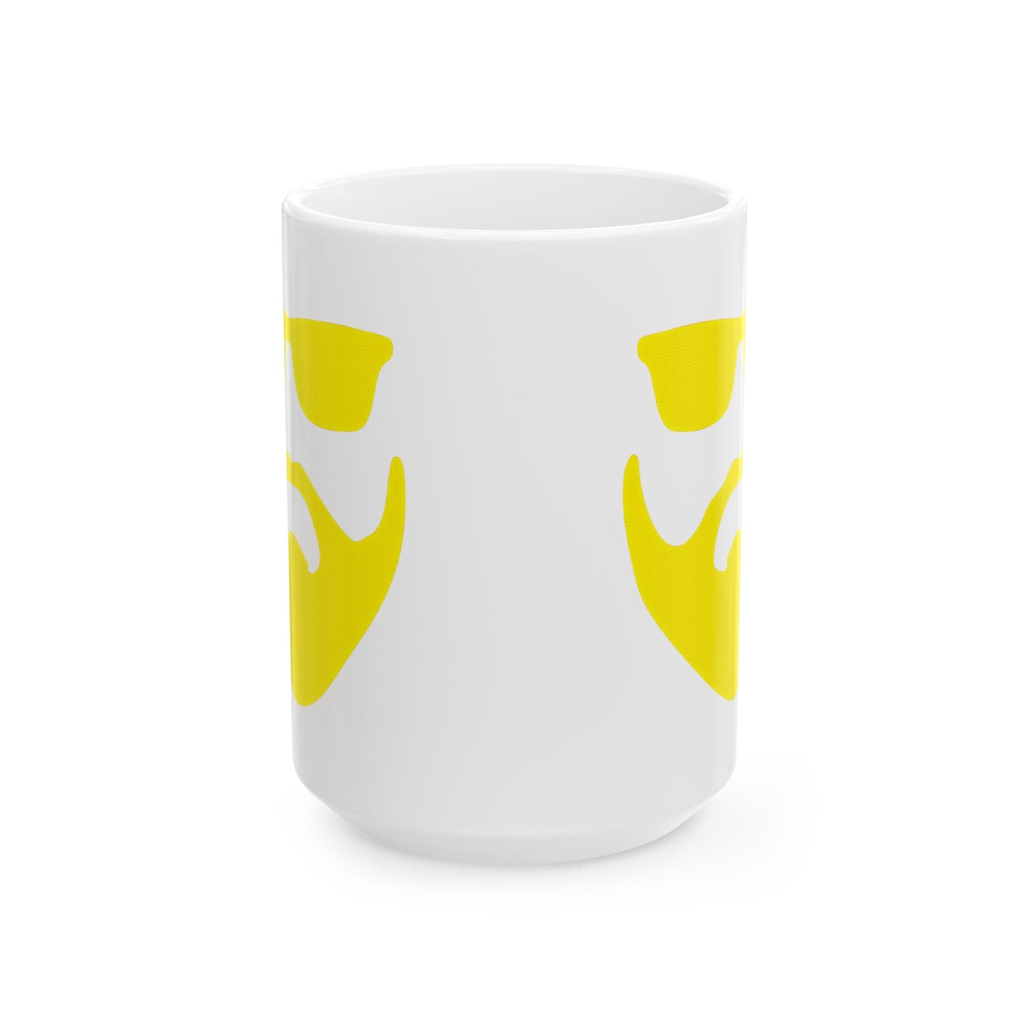 Sunshine Yellow Beardo XL Ceramic Mug