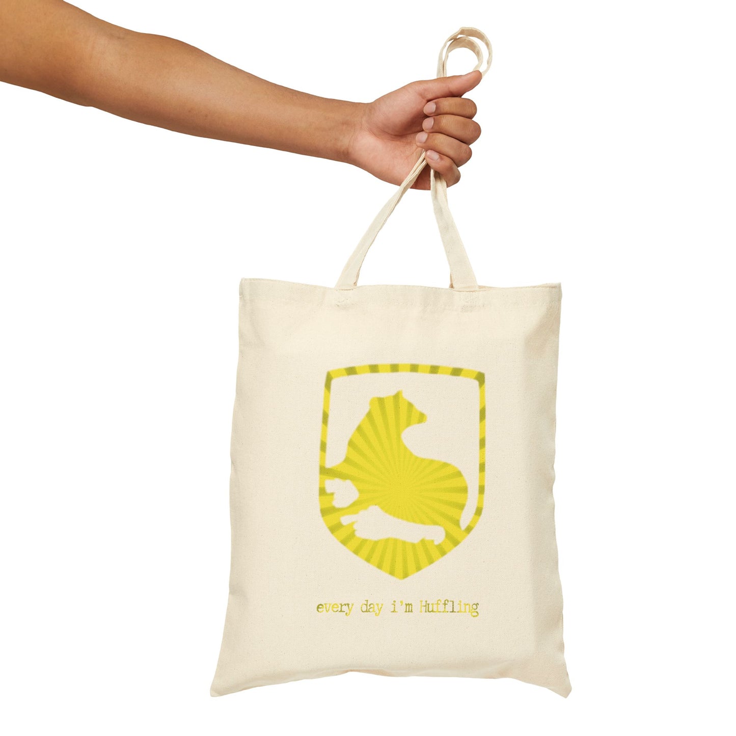 SORTING HAT SERIES (Hufflepuff) 100% Cotton Canvas Tote Bag