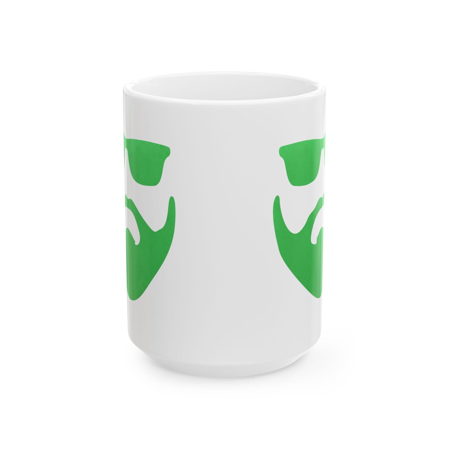 Apple Green Beardo XL Ceramic Mug