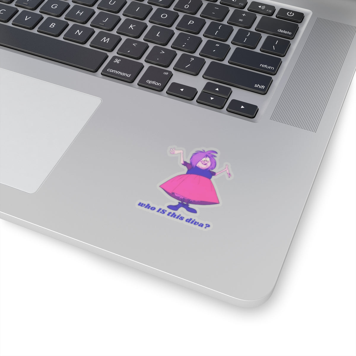 MADAM MIM "who IS this diva" Kiss-Cut Sticker