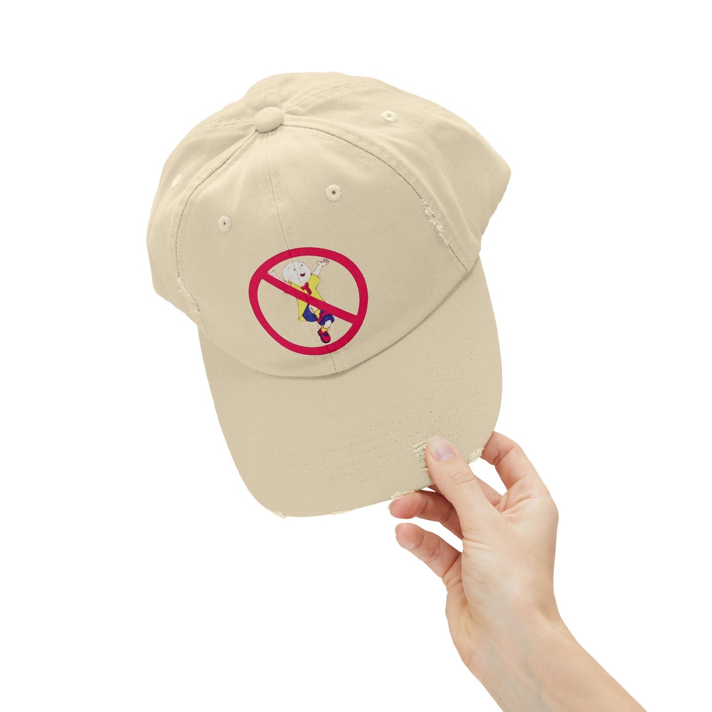 Caillou is the Worst Unisex Distressed Cap