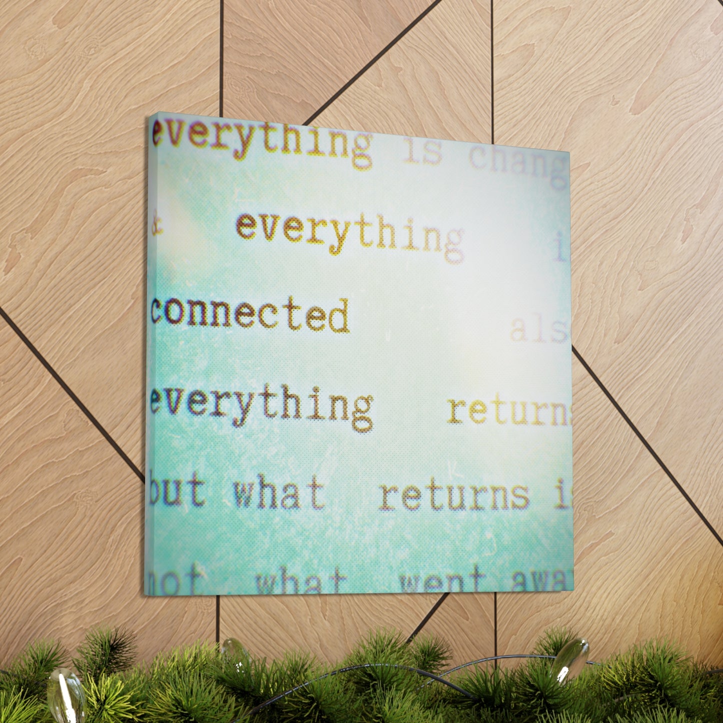 "Everything Is Connected"  | Modern Art for Home Decor