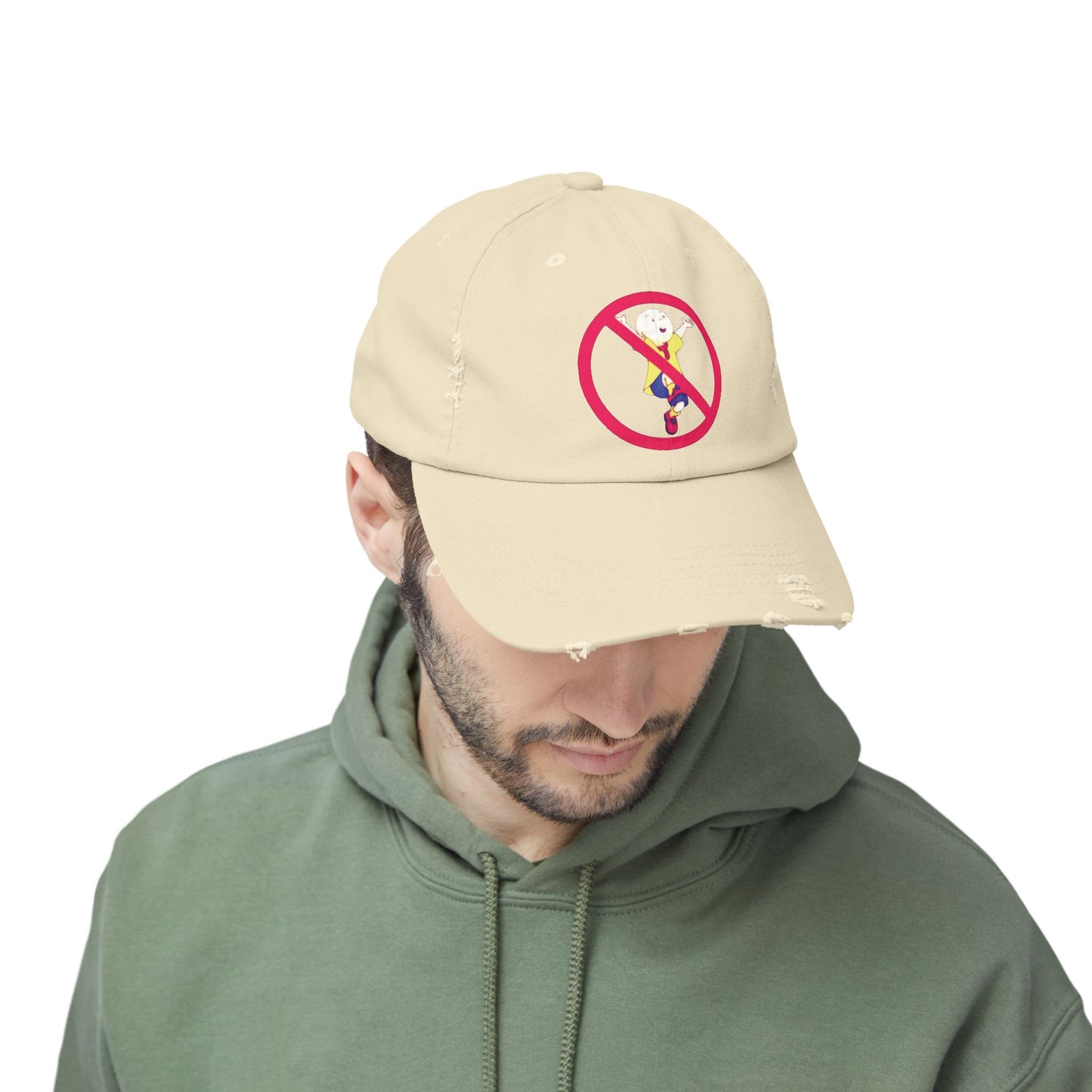 Caillou is the Worst Unisex Distressed Cap