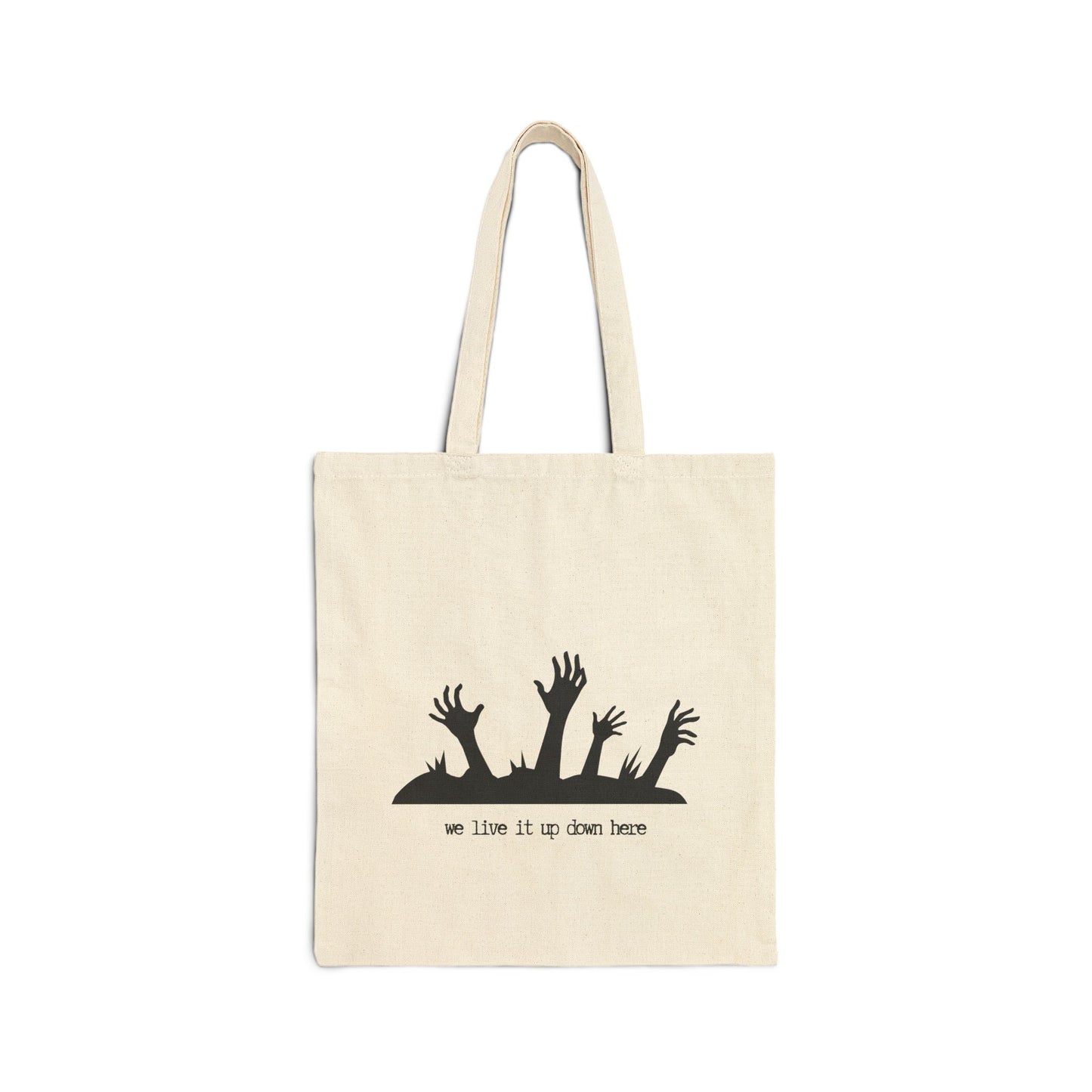 "We live it up down here (2)" MORGAN WALLEN inspired 100% Cotton Canvas Tote Bag