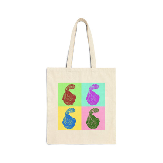 "DECORATIVE GOURDS 1" 100% Cotton Canvas Tote Bag