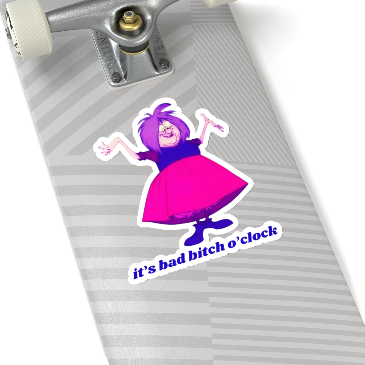 MADAM MIM "it's bad bitch o'clock" Kiss-Cut Sticker