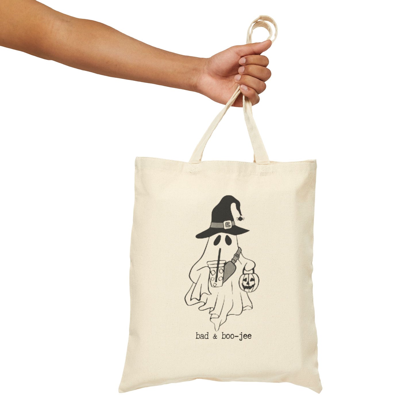 "bad & boo-jee" 100% Cotton Canvas Tote Bag