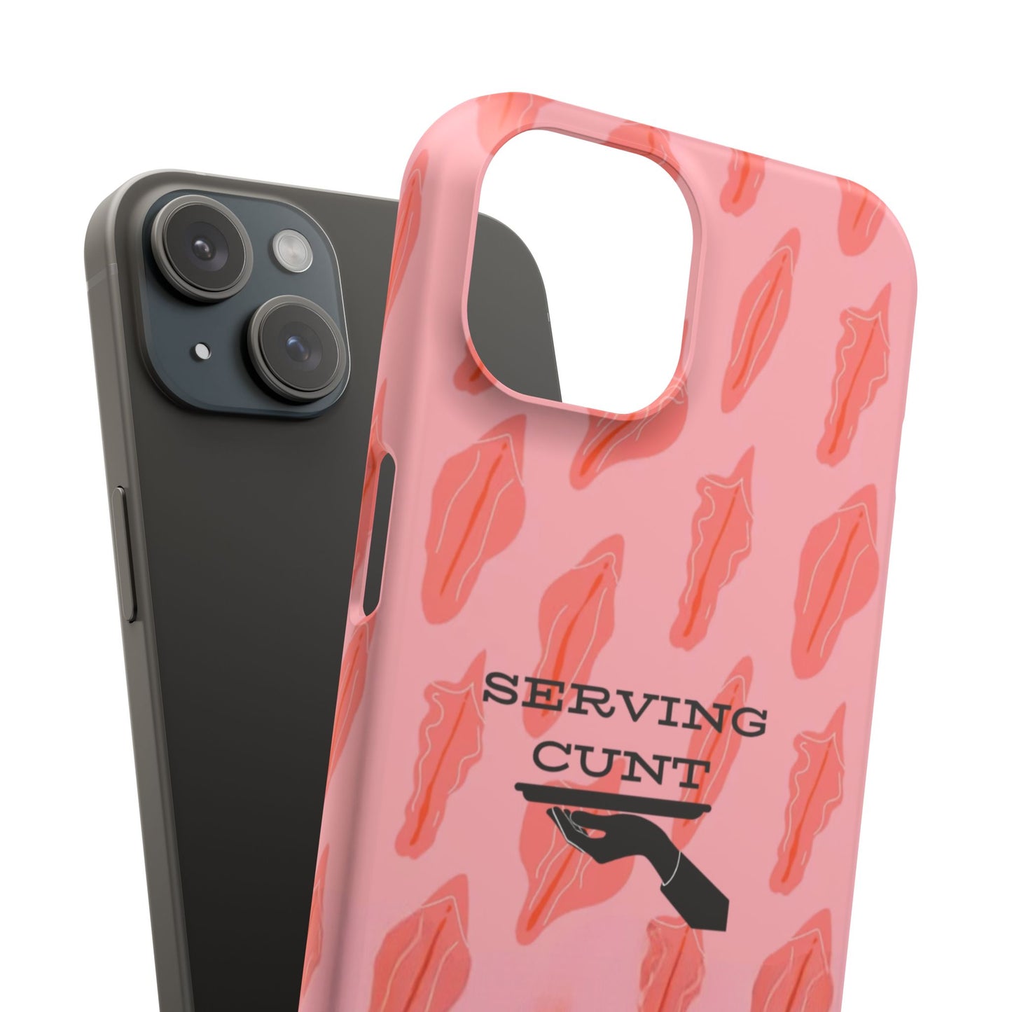 "Serving Cunt" (signature print) Slim Phone Case