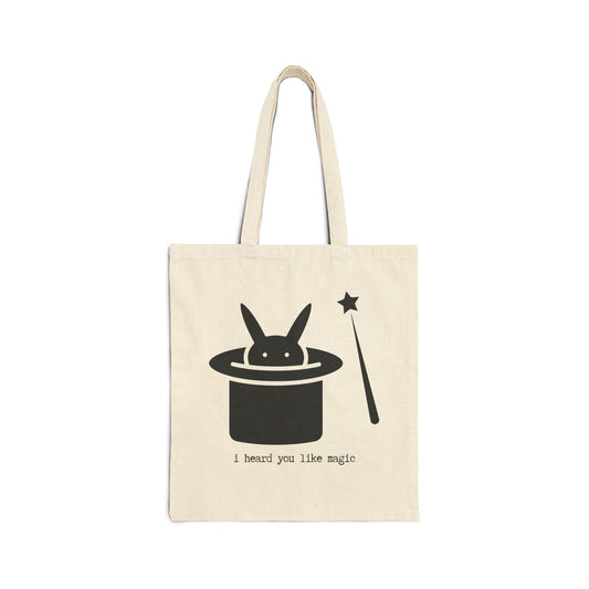 "I Heard You Like Magic" CHAPPELL ROAN 100% Cotton Canvas Tote Bag