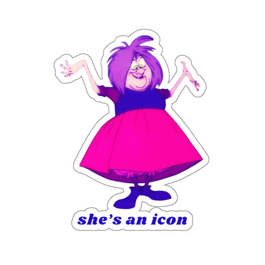 MADAM MIM "She's an Icon" Kiss-Cut Sticker