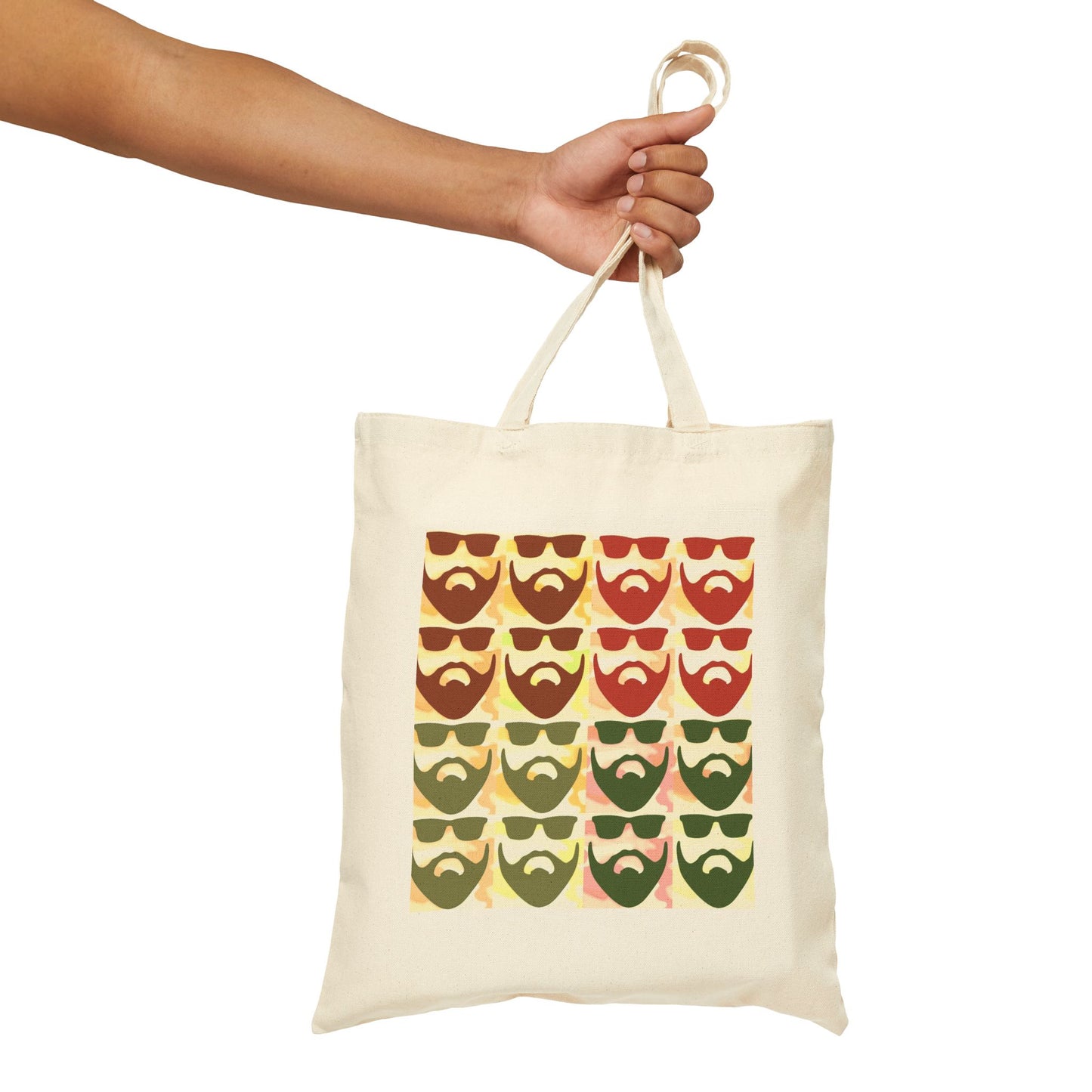 For the Beardos 100% Cotton Canvas Tote Bag