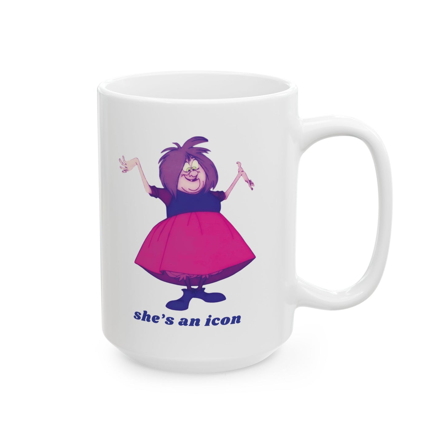 MADAM MIM "she's an icon" Ceramic Mug