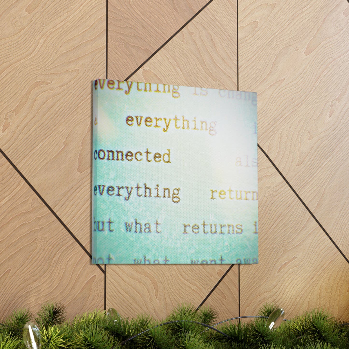 "Everything Is Connected"  | Modern Art for Home Decor