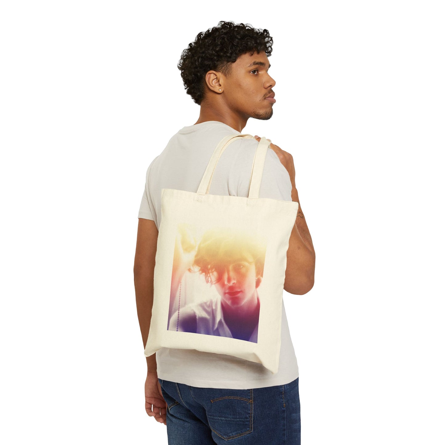 Pop Art Timothee Chalamet Tote Bag