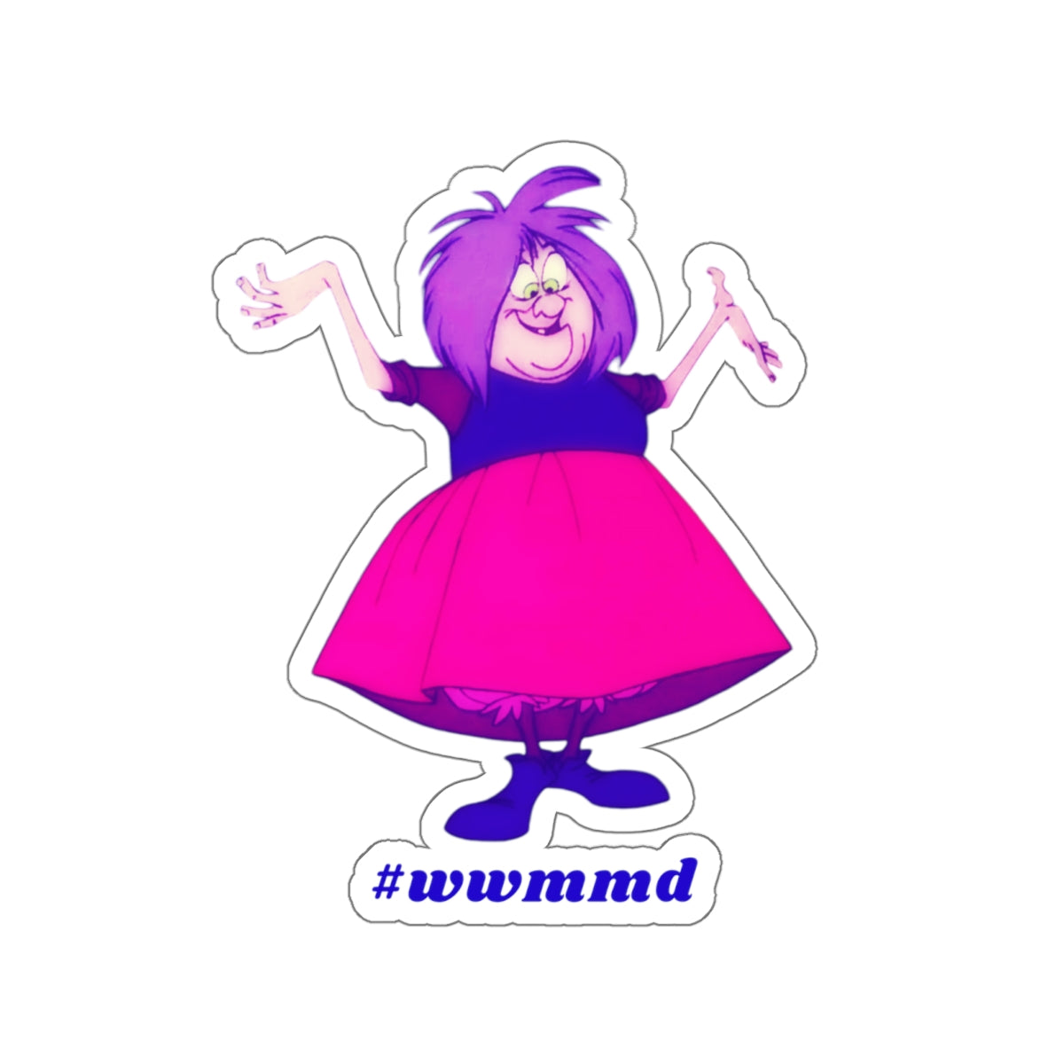 MADAM MIM "#wwmmd" Kiss-Cut Sticker