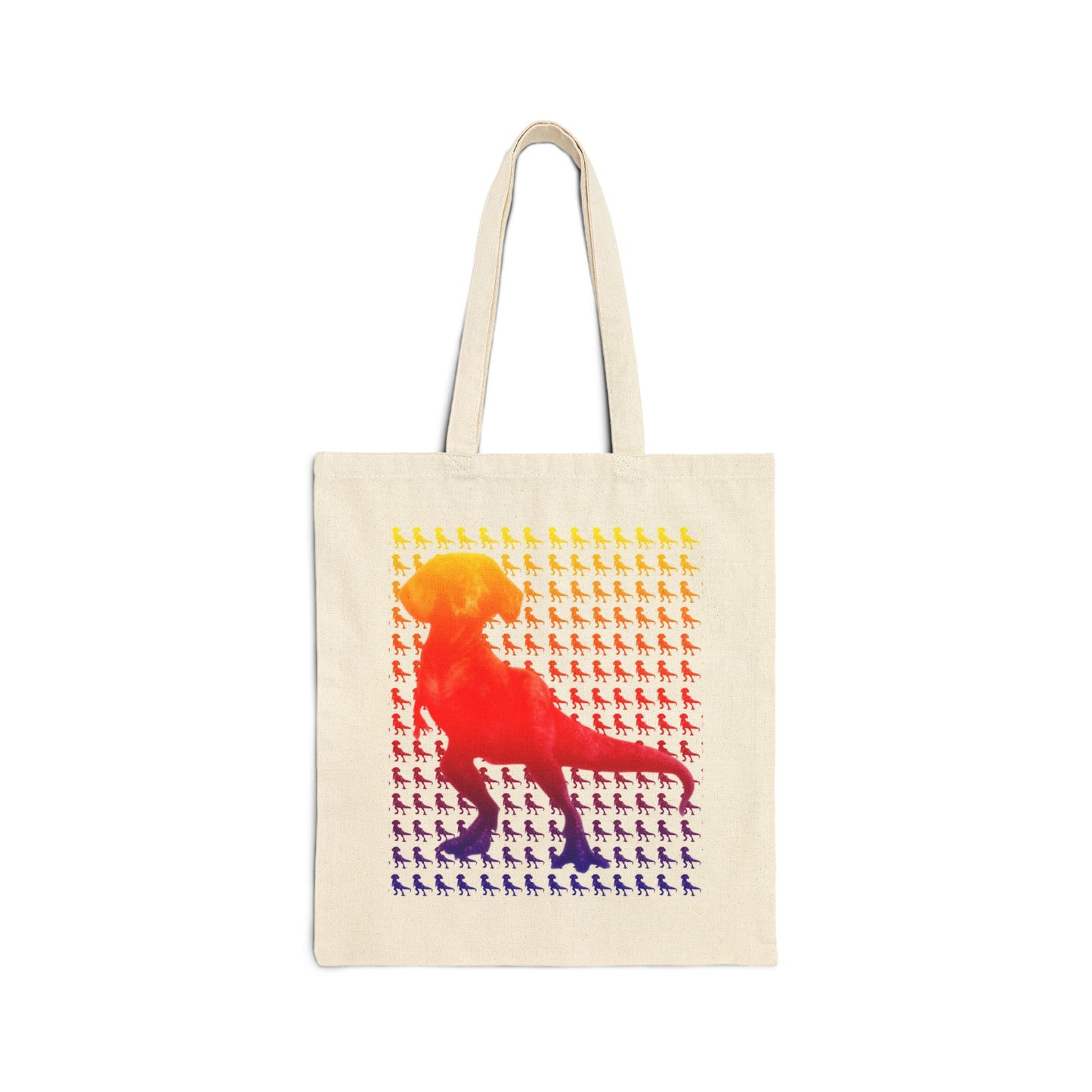 POP ART Doxy-saurus 100% Cotton Canvas Tote Bag