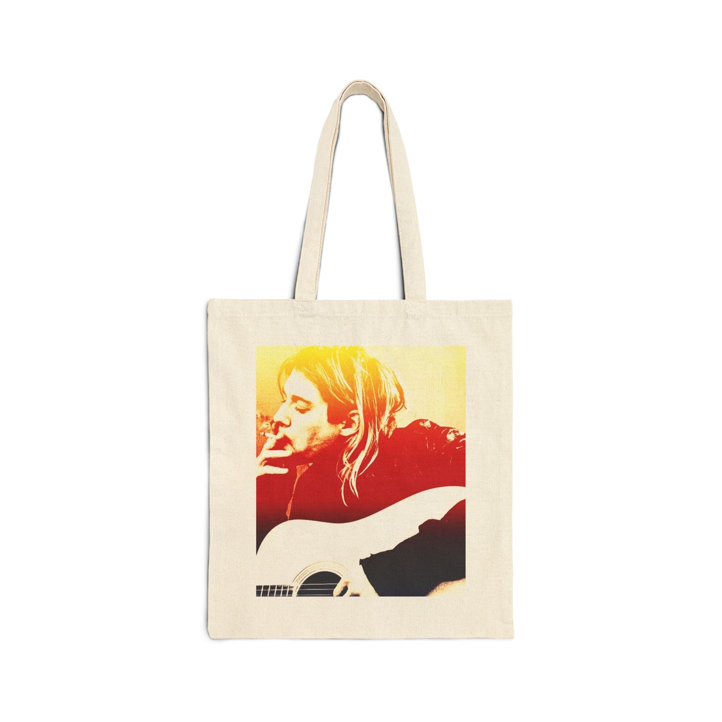 Pop Art Kurt Cobain 100% Cotton Canvas Tote Bag