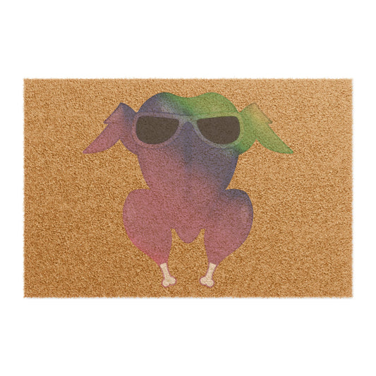 Cool and Colorful Turkey Doormat | Festive Fall Decor for Thanksgiving