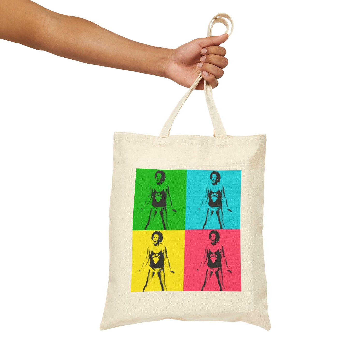 Pop Art Richard Simmons 100% Cotton Canvas Tote Bag