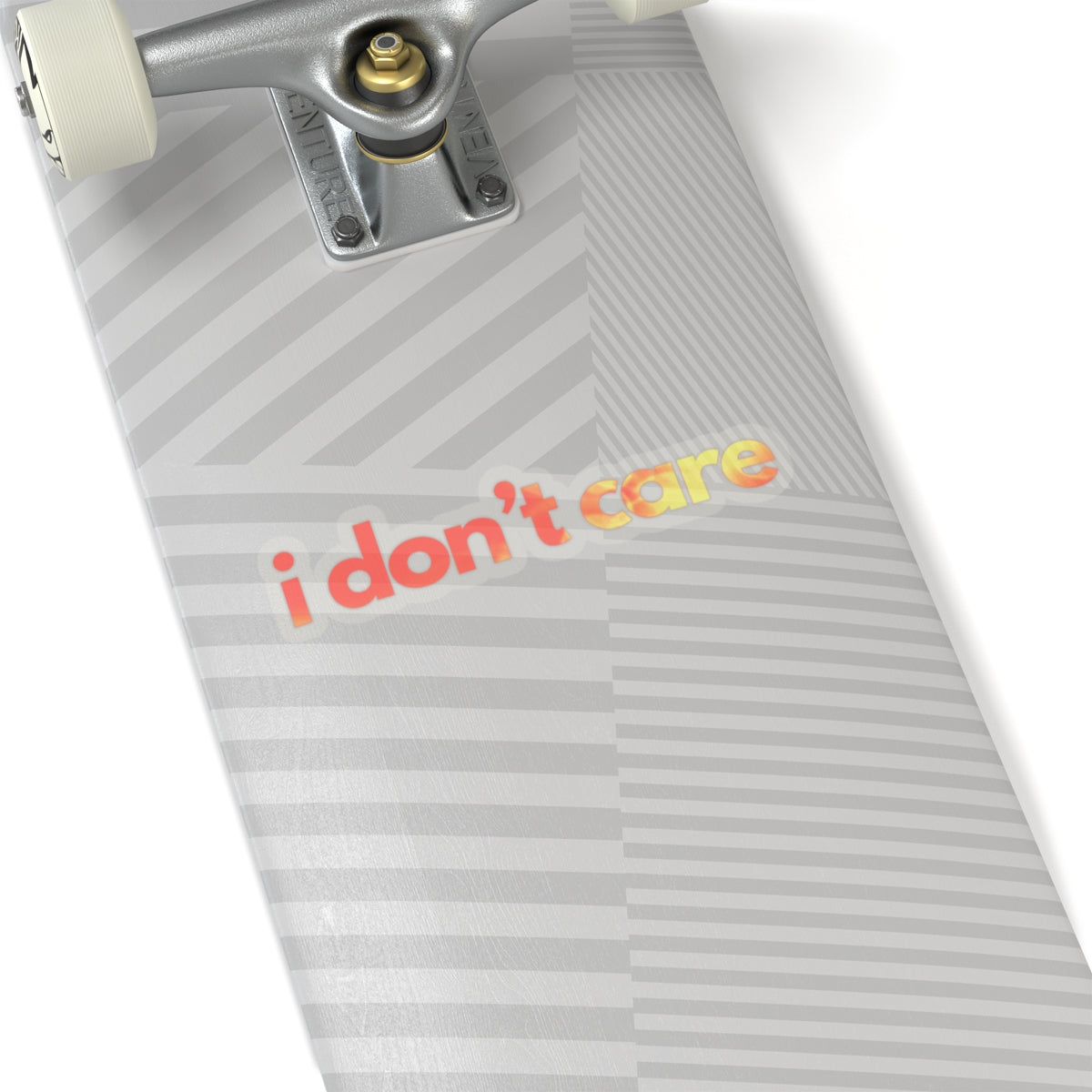 NOT FEELING IT series ("I don't care")  Kiss-Cut Sticker