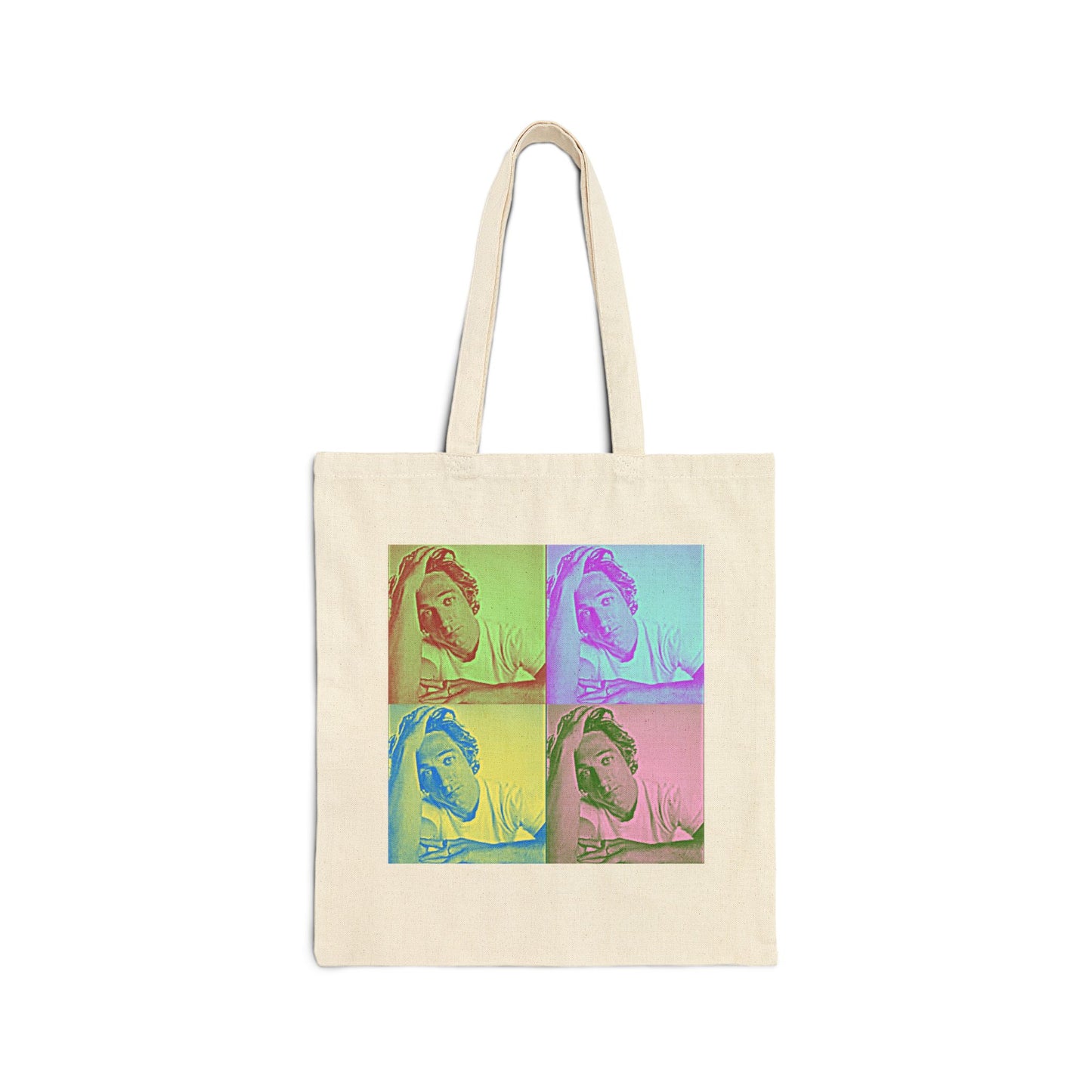 POP ART JEREMY ALLEN WHITE 100% Cotton Canvas Tote Bag