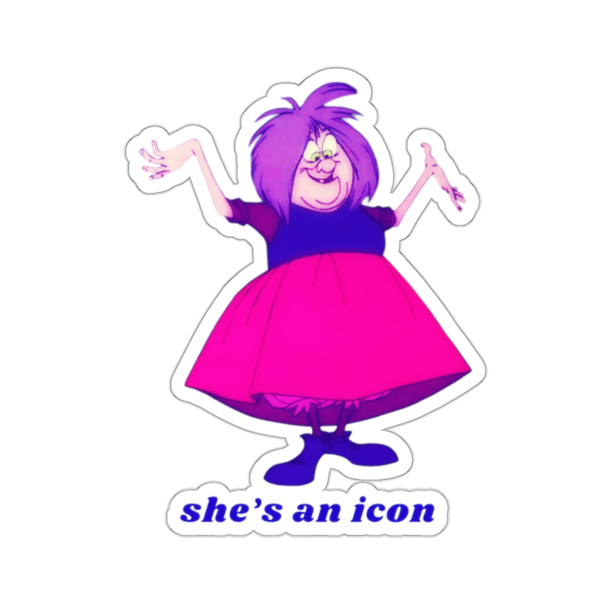 MADAM MIM "She's an Icon" Kiss-Cut Sticker