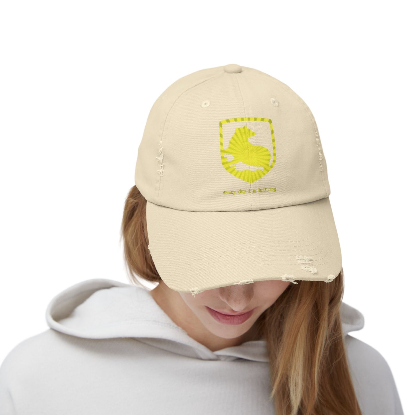 SORTING HAT SERIES (HUFFLEPUFF) Unisex Distressed Cap