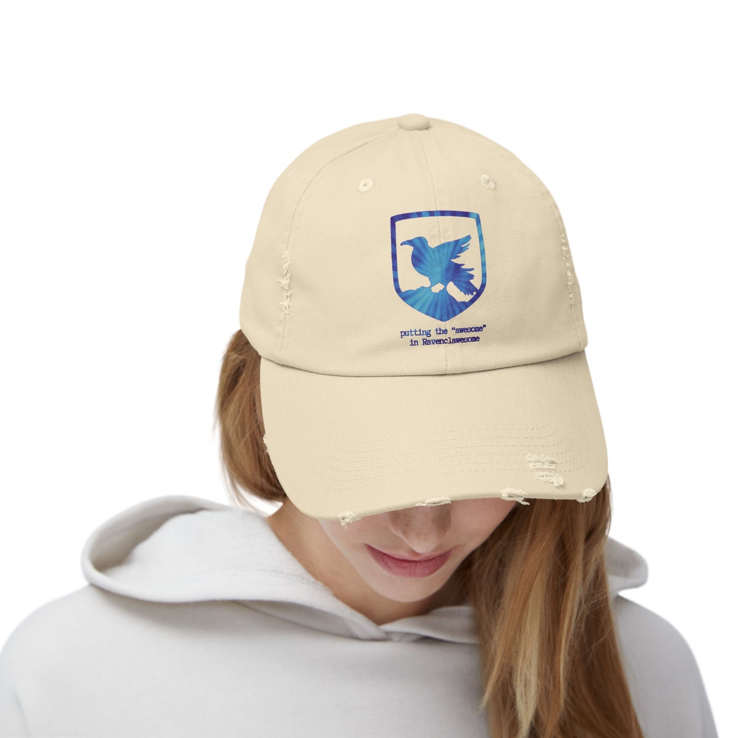 SORTING HAT SERIES (Ravenclaw) Unisex Distressed Cap