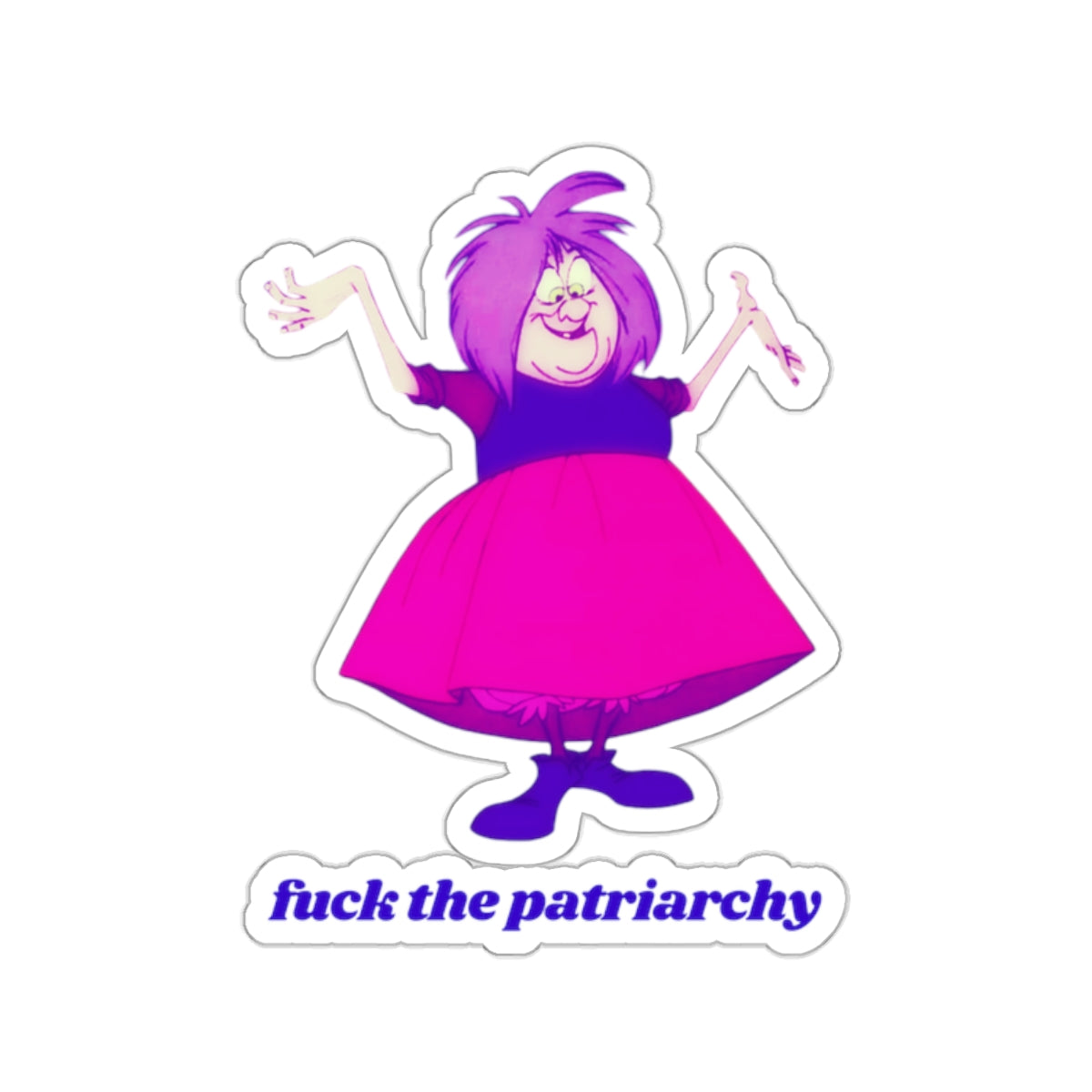 MADAM MIM "F* the Patriarcy" Kiss-Cut Sticker