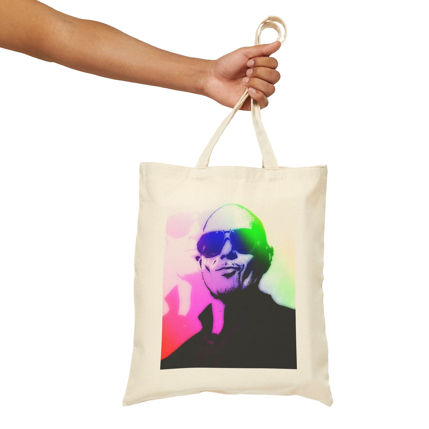 POP ART PITBULL (light) 100% Cotton Canvas Tote Bag